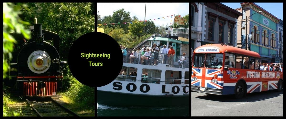 Sightseeing Tours in Canada  including rail, bus, boat and flightseeing