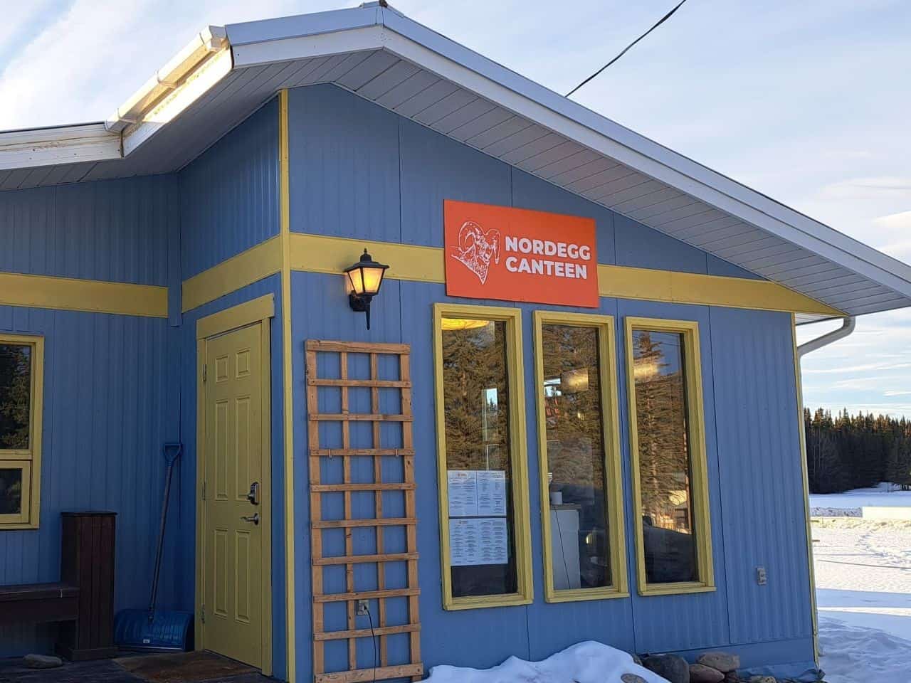 A quaint little restaurant and tour company in Nordegg Alberta