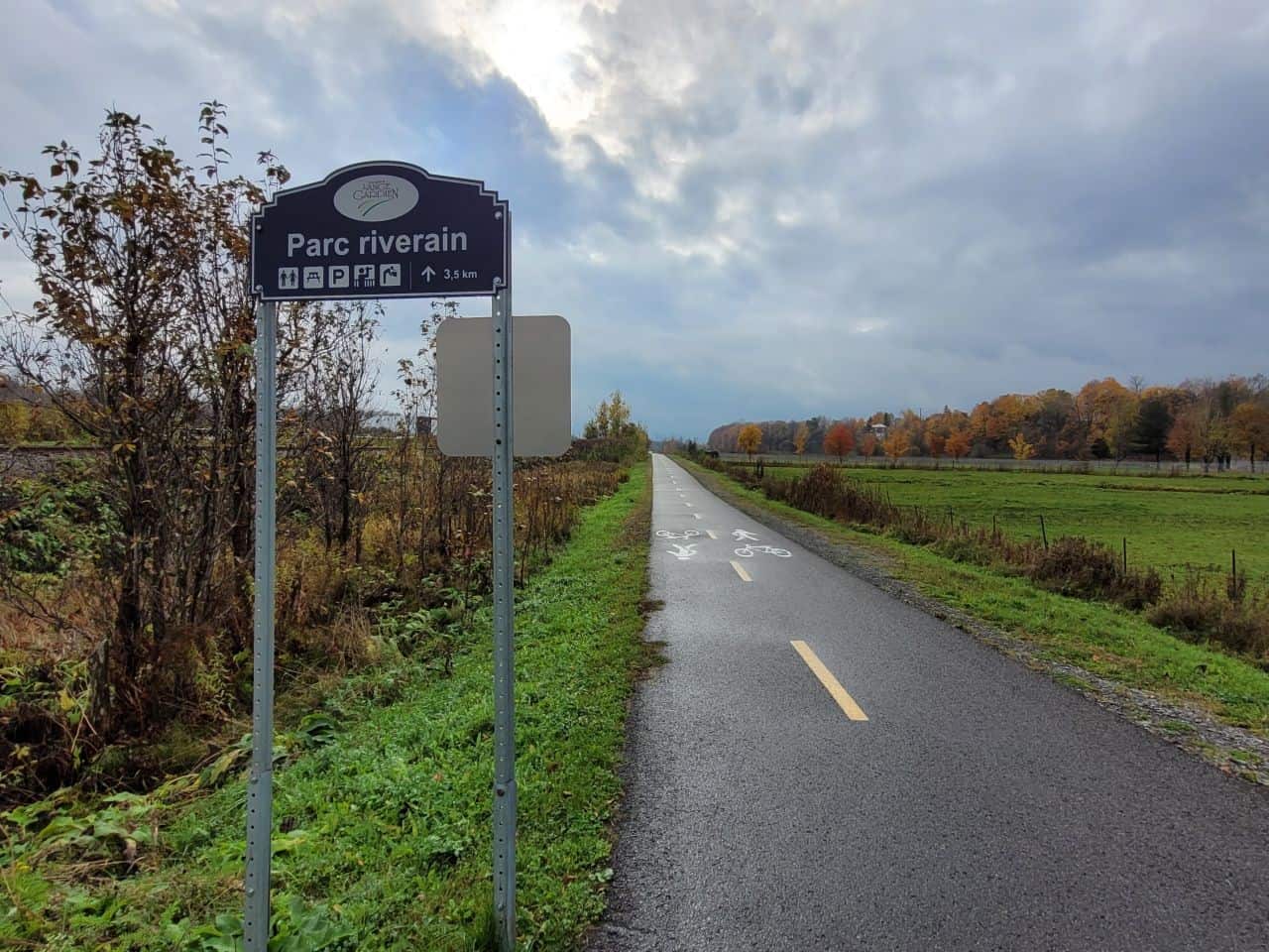 Paved cycling trail outside Quebec City, Canada named after inspiring athlete Marie-Helene Premont