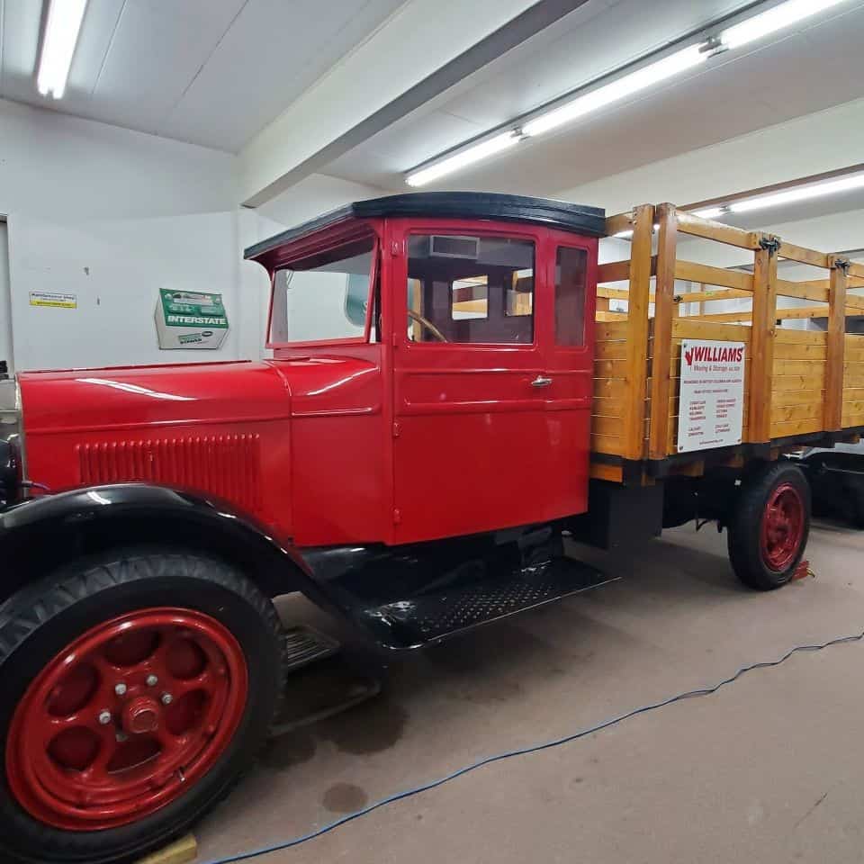 This 1928 Graham is similar to the one truck that started what would become Williams Moving and Storage.  A bit of history on display in Surrey BC Canada.