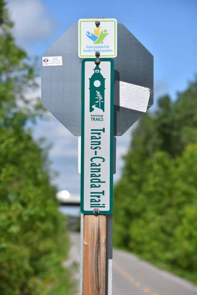 Ontario's Kawartha Lakes Waterfront Trail is well marked and blazed and easy to follow