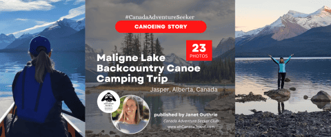 Maligne-Lake-Backcountry-Canoe-Camping-Trip