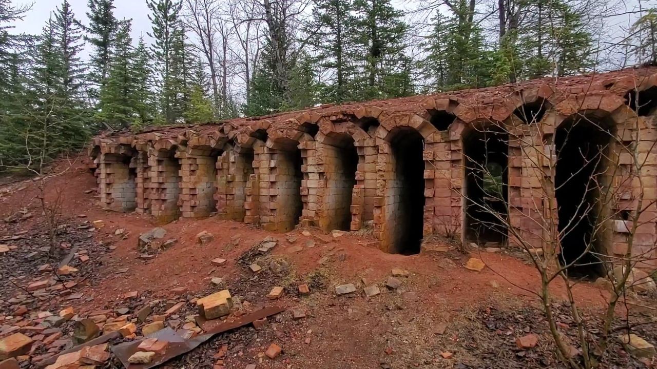 The Bernard Coke Ovens at Lille Ghost Town are quite unique to Canada. These are the only Bernard Coke Ovens outside of Nova Scotia in Canada. Easy brick was pre-assembled overseas and sent to Canada, with each singular brick numbered for reconstruction.