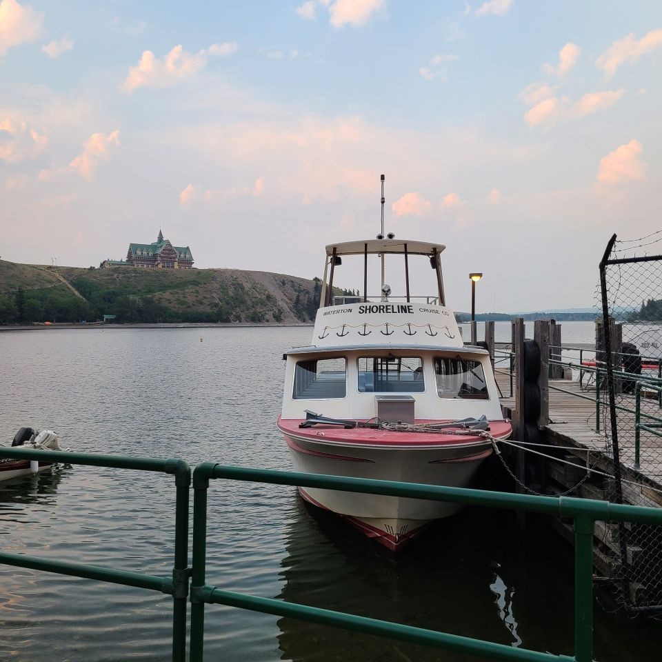 There are various times throughout the day that this tour boat in Waterton Lakes National Park does its excursions. Plan ahead to be sure to secure a spot on the boat.