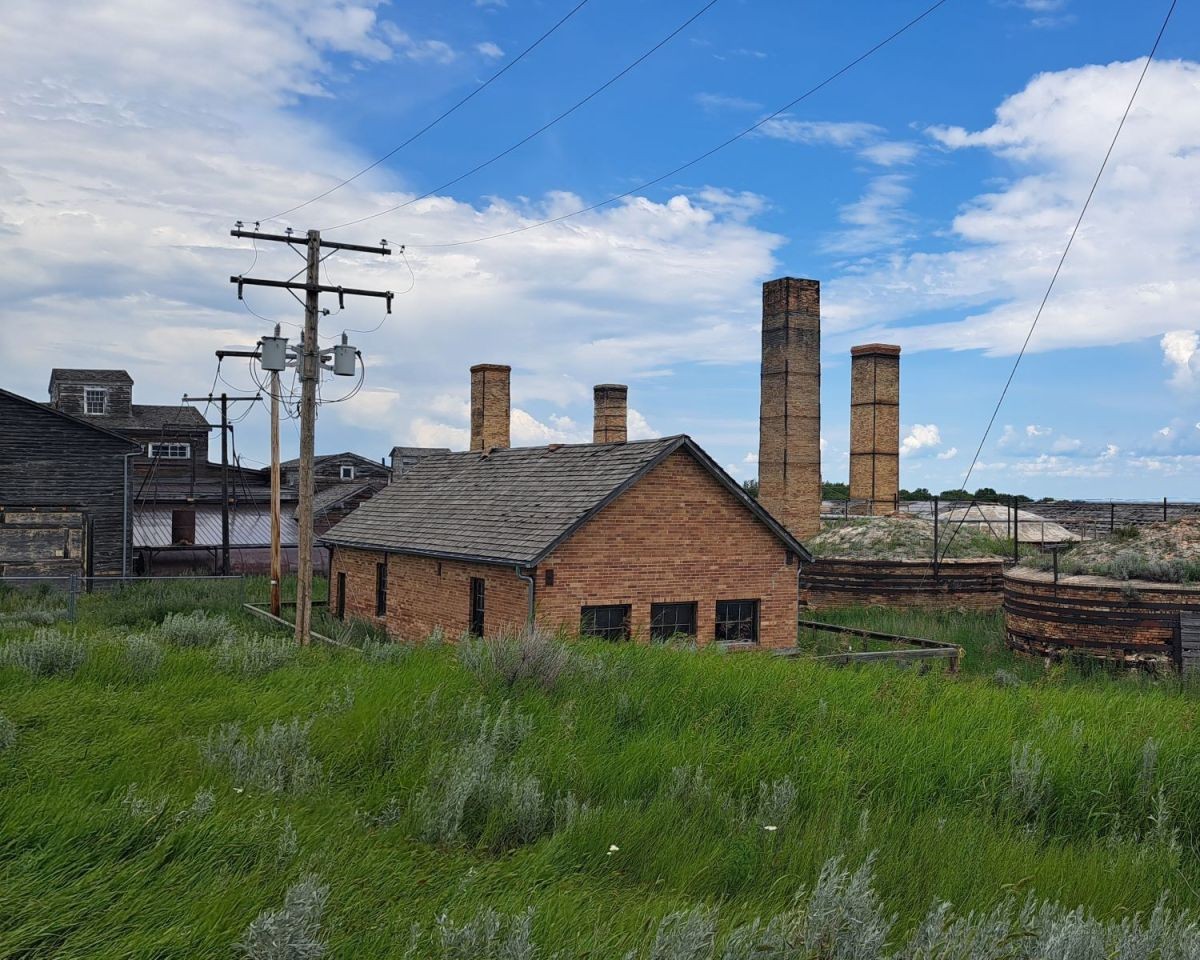 Remarkably intact kilns and buildlings, an example of 20th centure industrialism at the Claybank National Historic Site.