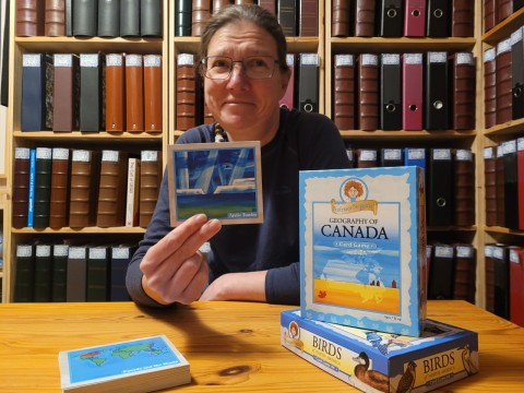 The Professor Noggin's Card Game series are designed for kids but they can be a fun way for adults to learn about Canadian History, Canadian Geography, and other topics as well.