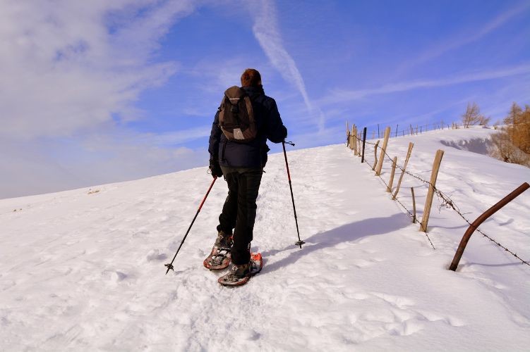 Snowshoeing in Canada is a popular winter and spring activity and adventure.