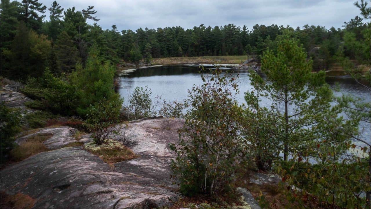 Ontario Provincial park called Grundy Lake.