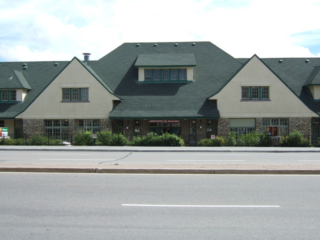 The Via Rail station inside Jasper National Park is a historic building and well worth exploring for passengers aboard Via Rail's The Canadian.