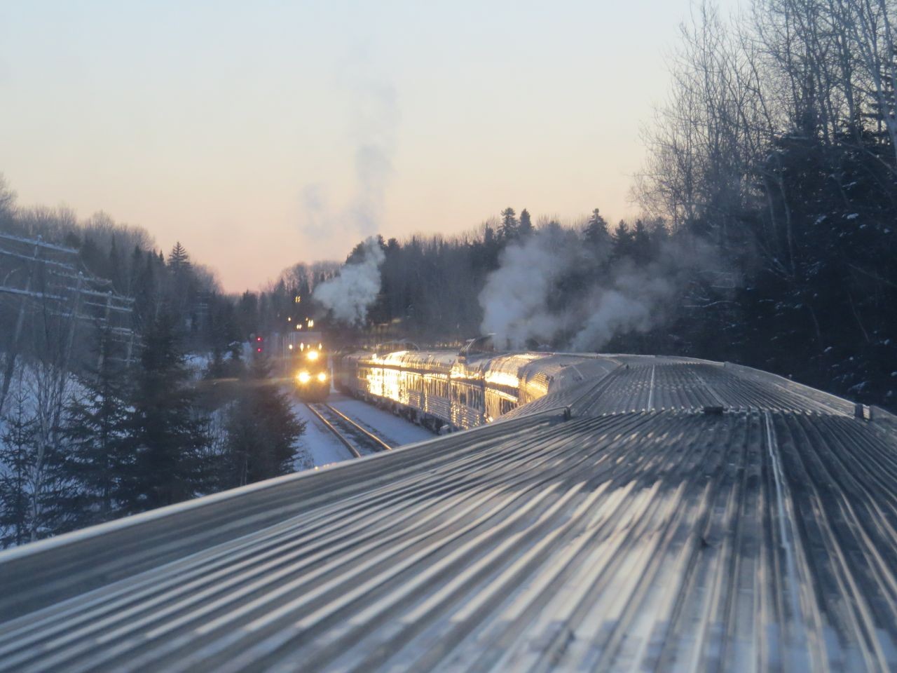 While hearing the whistle of oncoming trains and seeing their headlights approach is quite romantic, the freight trains can sometimes cause delays.