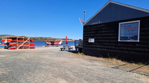 Ahmic Air in Old Town Yellowknife offers fly in float place fishing and canoe trips. Canoes are also available ro rent for day trips paddling on Great Slave Lake.