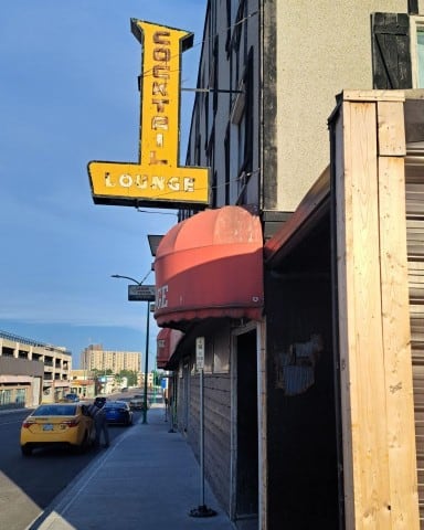 The Gold Range is one of the oldest bars in the Northwest Territories. The outside, likely hasn't changes much over the years.