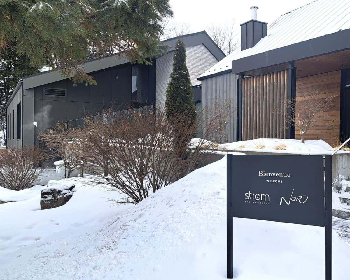 Strom Nordic Spa Mont Saint Hilaire is nestled in the Gault Nature Reserve in the Montérégie region south of Montreal QC