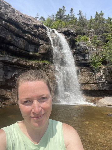 Hidden Falls, Sheaves Cove, Port au Port peninsula, NL