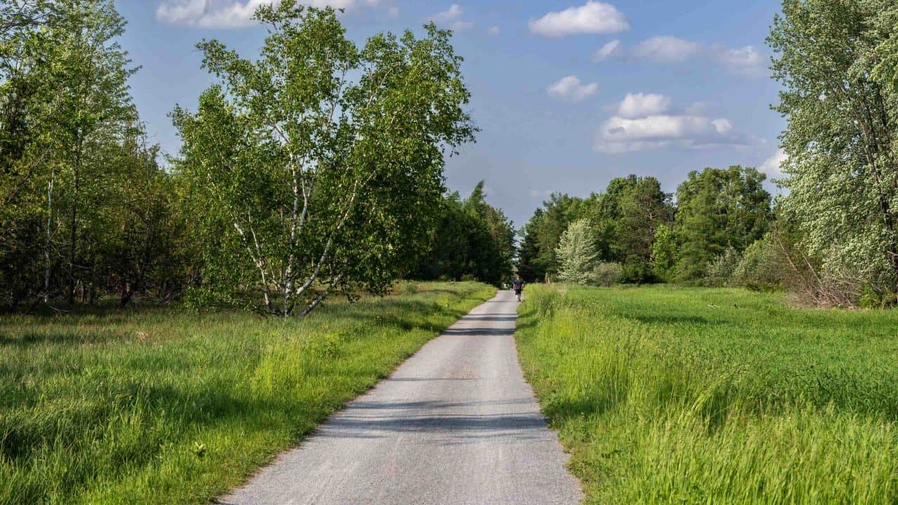 Cycle Trail On The Trans Canada Trail