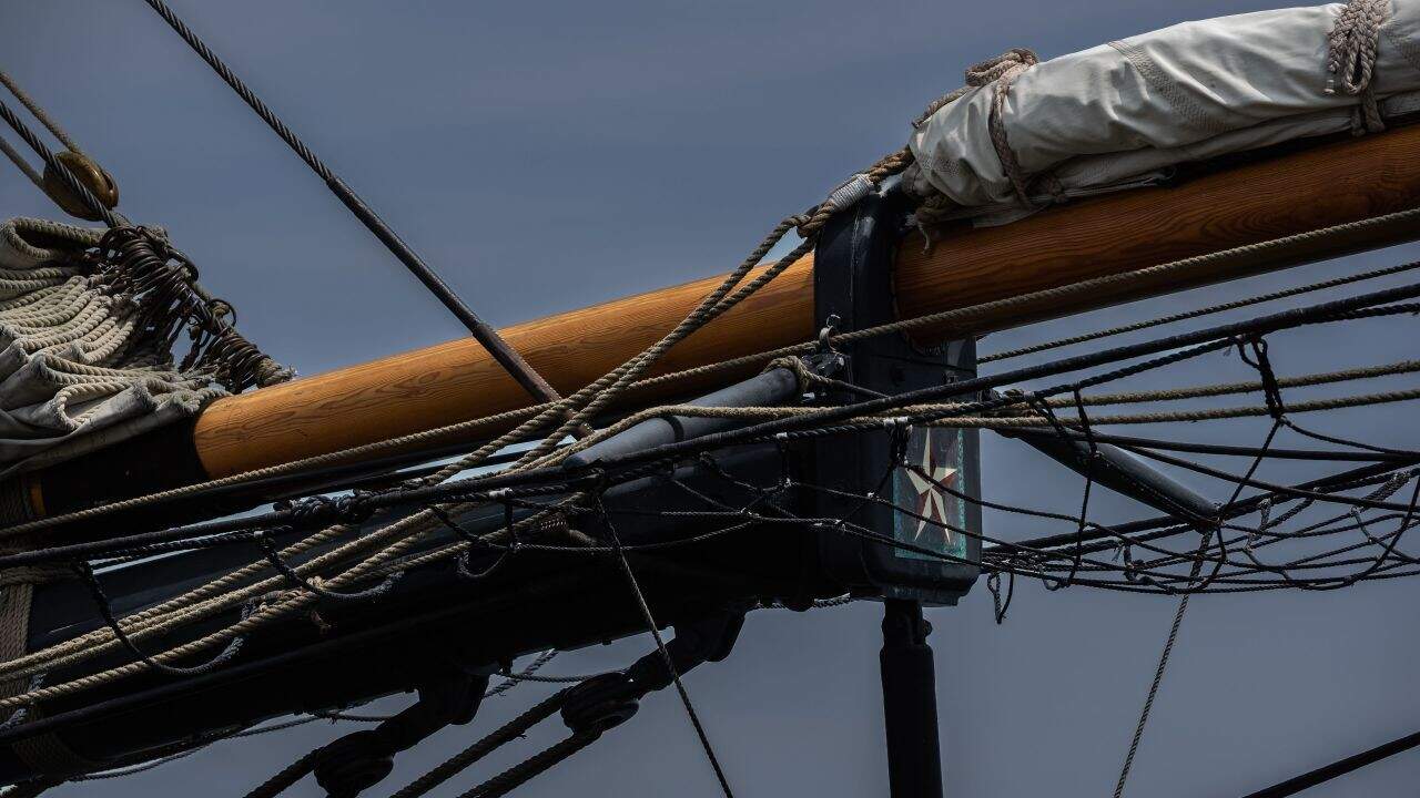 Bowsprit of a pirate ship