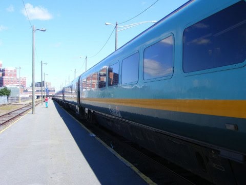 Via Rail's The Ocean stops at many communities along the route between Montreal and Halifax, giving passenger a chance to step onto the platform for some fresh air and exercise.