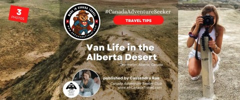 Van Life in the Alberta Desert of Drumheller