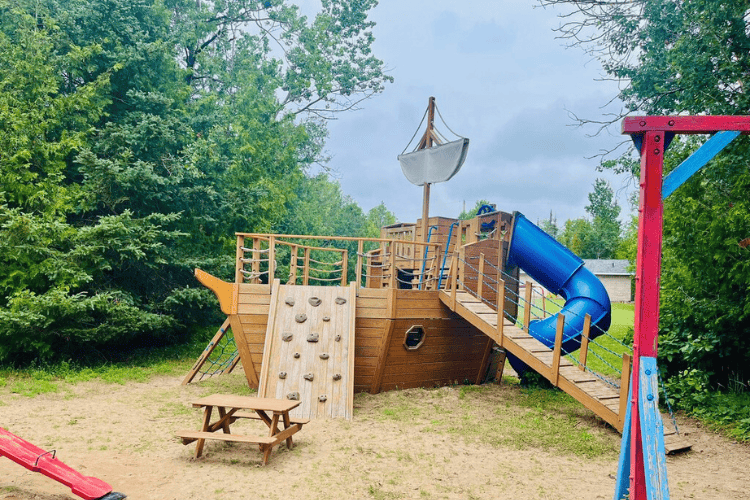 Pirate ship playground