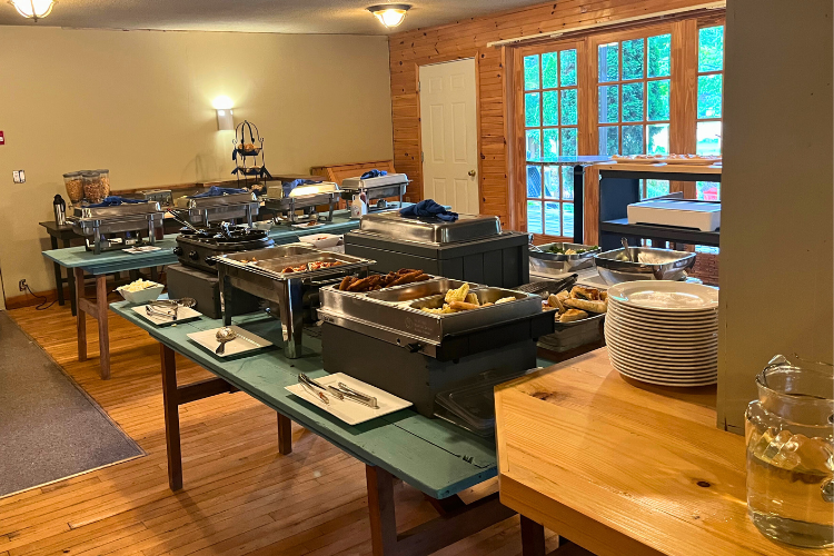 Sunday Brunch at Hotel Kenney is all-you-can-eat buffet style with homemade foods and Canadian favourites.