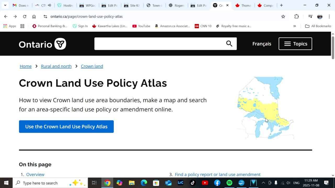 Ontario Crown Land Use Policy Atlas