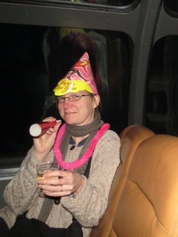 New Year’s celebrations continue in the dome car as VIA Rail’s The Canadian crosses the Rockies, blending winter scenery, shared laughter, and the unforgettable experience of welcoming a new year by train.