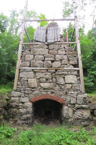Historic lime kiln at Limehouse Conservation Area along the Bruce Trail in Ontario Canada, highlighting local history and heritage sites hikers encounter while exploring the Niagara Escarpment trail network.