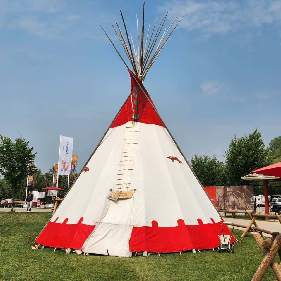 Indigenous culture is celebrated at the Calgary Stampede through events and areas such as the Elbow River Camp section