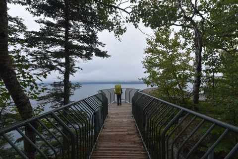 Thunder Bay Lookout marks the northern end of the Kabeyun Trail in Sleeping Giant Provincial Park near Thunder Bay, offering panoramic views over Lake Superior and a rewarding finish to this challenging hike.