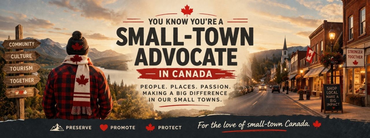 You know you’re a small-town advocate in Canada when…