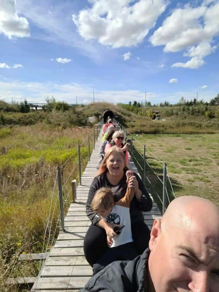 Bridges, Tunnels & Trestles at Iron Horse Park in Alberta Canada