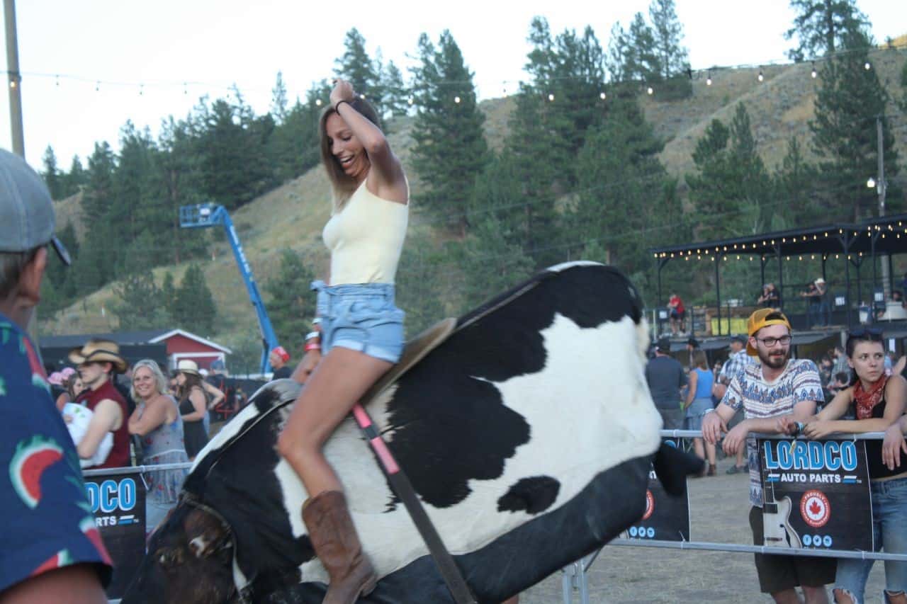 Bucking bronco was a big attraction at the Merritt festival in 2018.