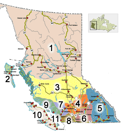 British Columbia Map