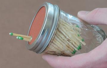 Great Camping Tip for Storing your Matches