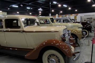 Visiting the Little Classic Car Museum near Moosejaw, Saskatchewan