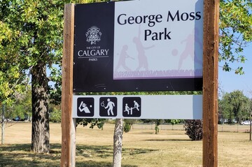 george-moss-park-sign---ogden---se-calgary-ab