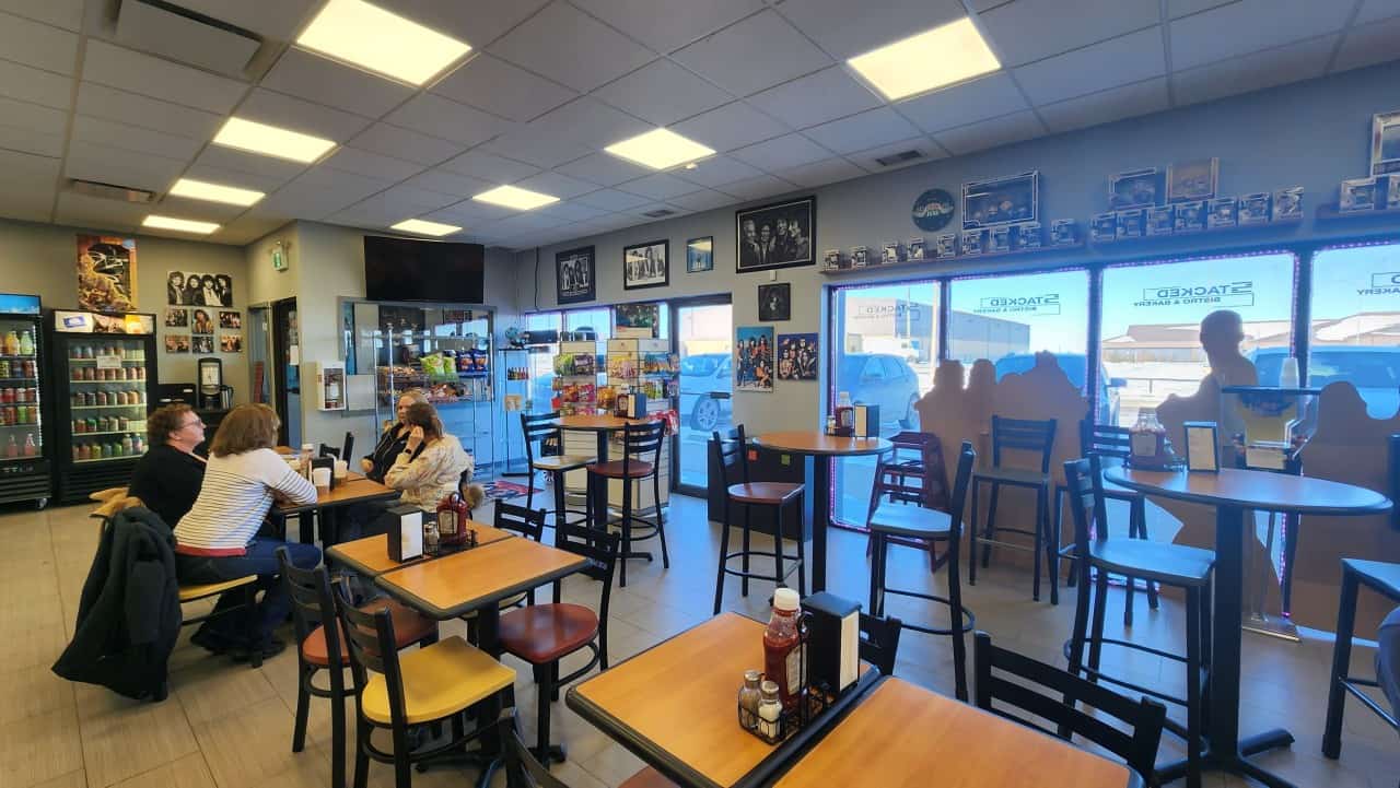 Great Meeting Space in Crossfield Alberta  - Maybe you're meeting up with family and friends in the area. Why not pop into Stacked Bistro and Bakery for a snack with comfortable seating.