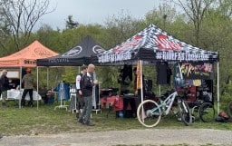 Spring Kicker Gear Tents at the Spring Kicker in St. Williams Ontario