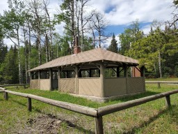 Pavilion at Wildhorse Provincial Recreation Area