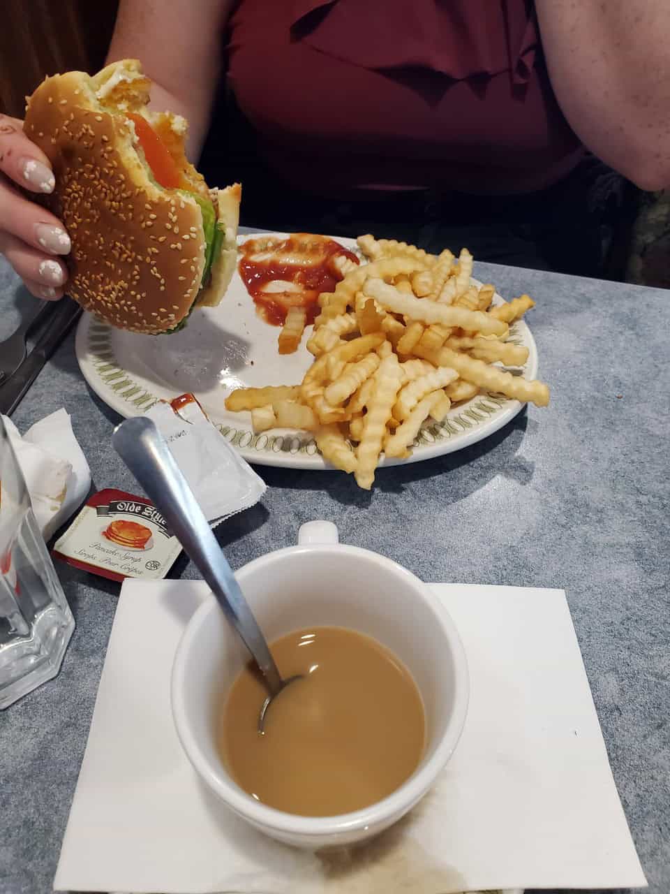 Best Chicken Burger Ever!! - When a chicken burger fan says it's the best one she's ever had, you should pop by Uptown Cafe in Moose Jaw for that crispy perfection. 