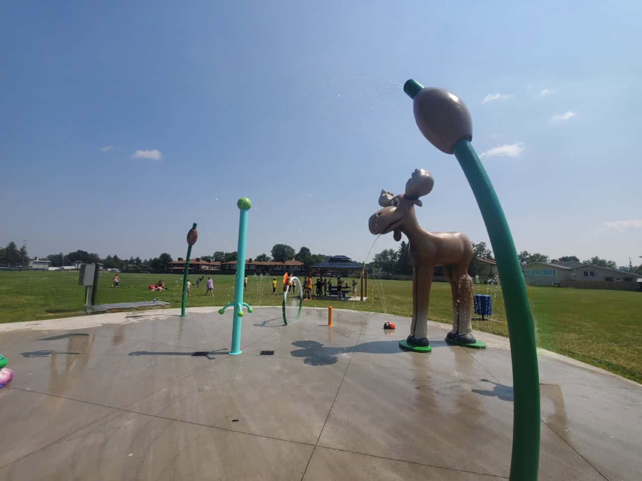 Moose Jaws Newest Spray Park - This new addition in Moose Jaw is a welcome opportunity for kids to cool off from the hot prairie summer heat