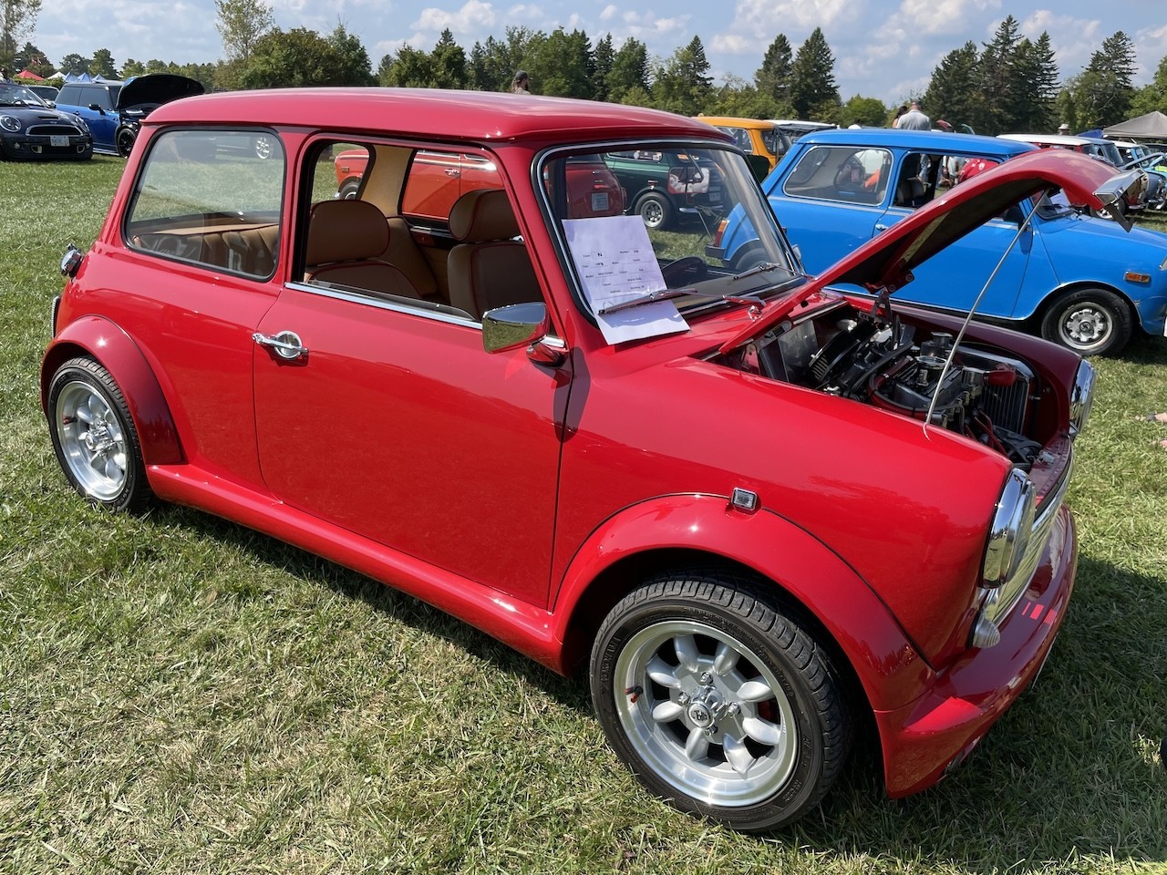 Classic MINI at British Car Day at Bronte Creek Provincial Park Oakville Ontario Canada - I love the classic MINIS. They were my absolute favourite vehicle at British Car Day in Oakville, Ontario, Canada.