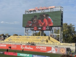 Forge FC Large Screen Hamilton Ontario