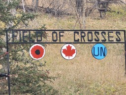 Field of Crosses entrance - Calgary Alberta Canada