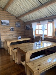 Indoor Eating Area at the Wildcat Café in Yellowknife 