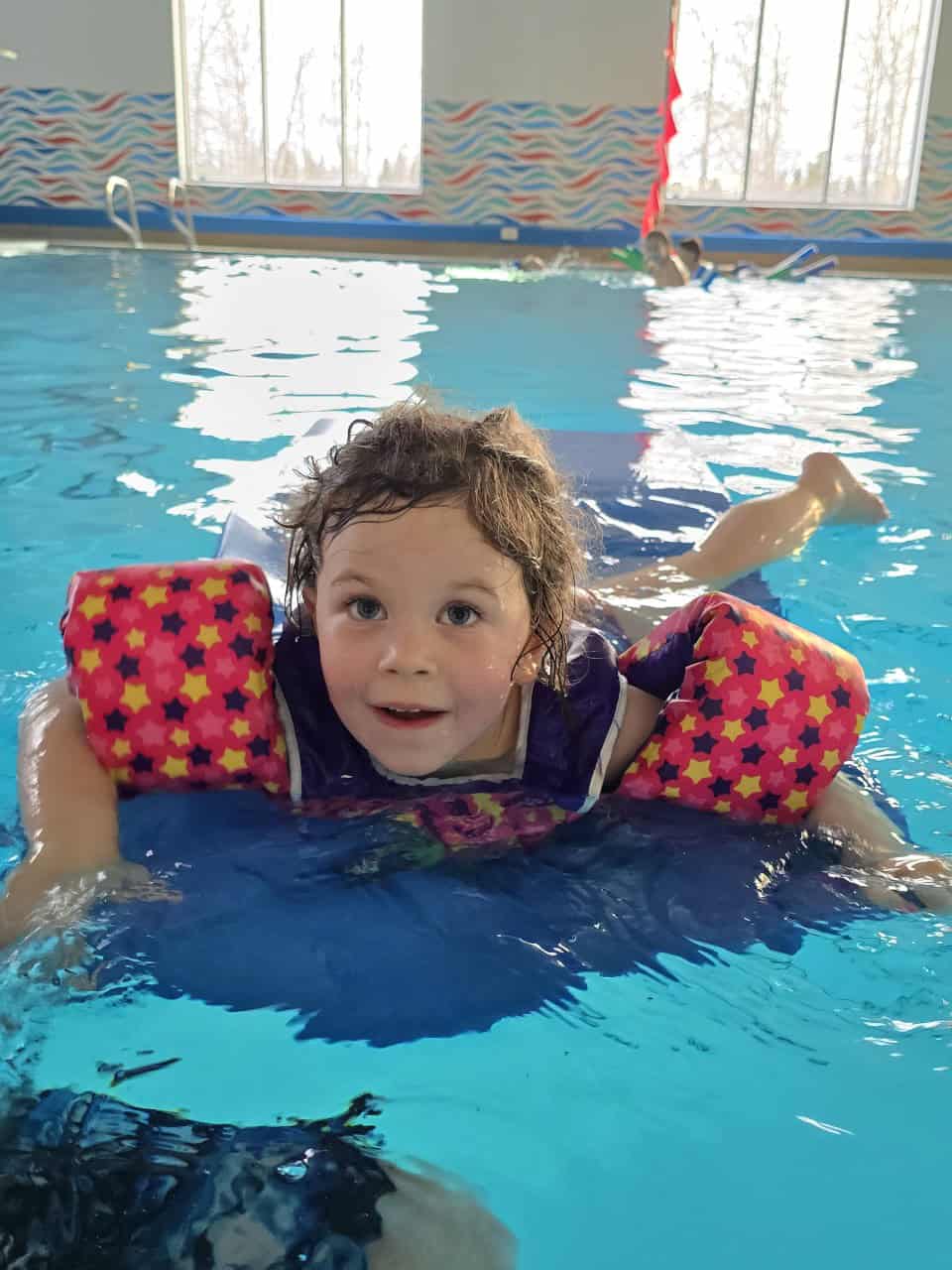 Little Seeker Loves Swimming! - The littlest seeker absolutely loves visiting the Sundre Aquaplex! A great place to bring toddlers to burn some of that energy off