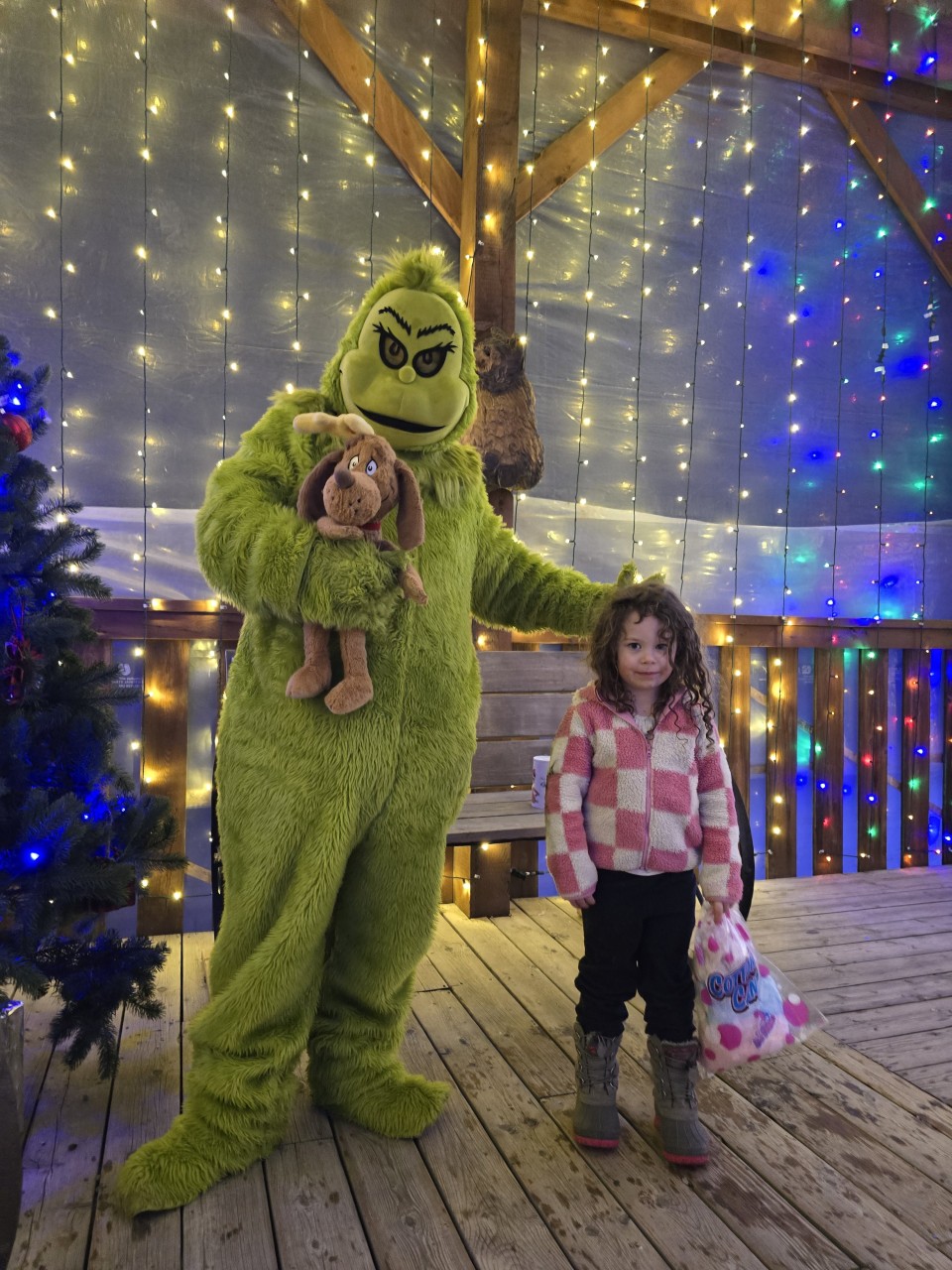 Even the Grinch Visits Discovery Wildlife Park! - The Grinch makes an appearance a few evenings a week at the Discovery Wildlife Park in Innisfail. Always a fun visit for the kids!