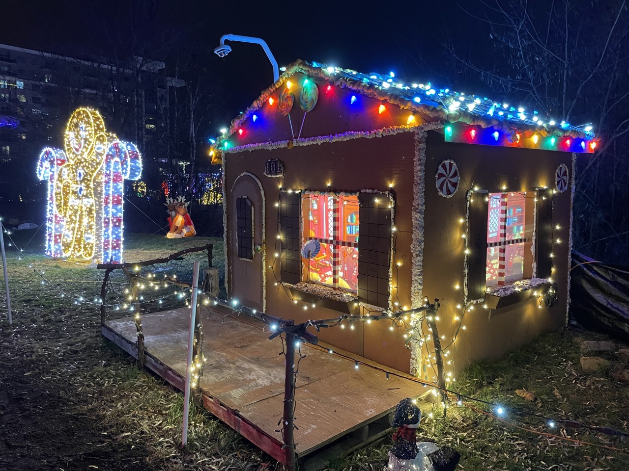 Decorated House Village After Dark Holiday Stroll - There were so many little details for guests to enjoy at the Village After Dark Holiday Stroll at St. Elizabeth Village in Hamilton, Ontario, Canada.