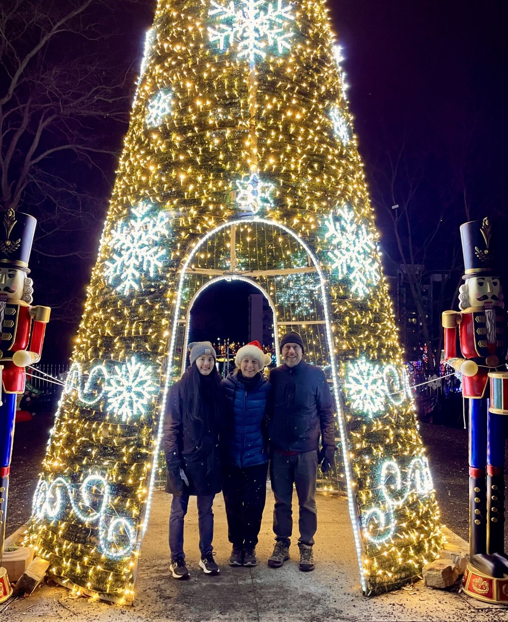 Entrance Tree at Village After Dark Hamilton Ontario - The entrance tree at Village After Dark in Hamilton, Ontario has a perfect archway for pictures in Hamilton, Ontario, Canada.