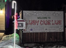 Candy Cane Lane Christmas Lights Driving Tour Calgary Alberta Canada